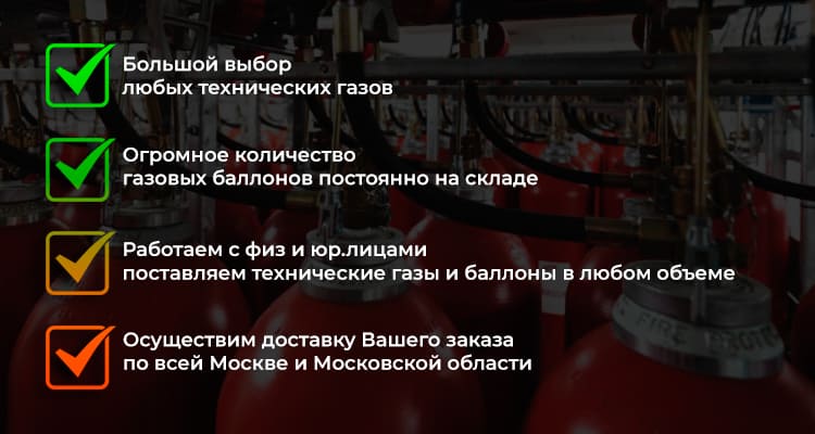 Технические газы в Никольском